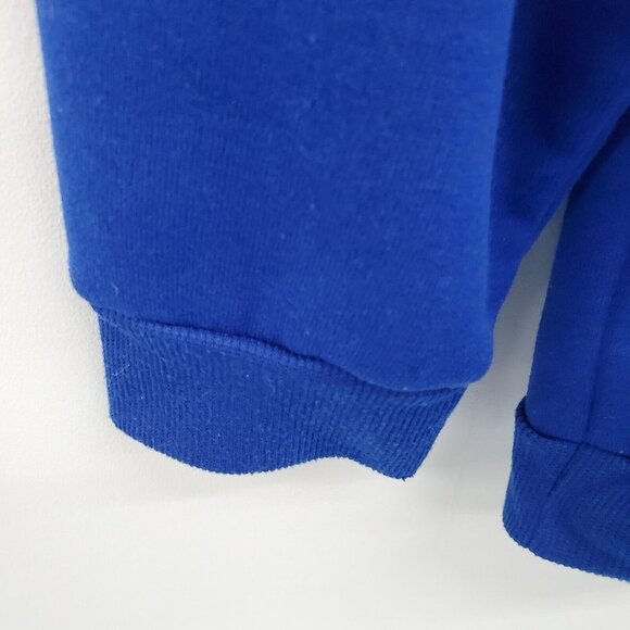 SHEIN New York Graphic Thermal Hoodie Sweatshirt Size XL Blue Kangaroo Pocket - Picture 4 of 13